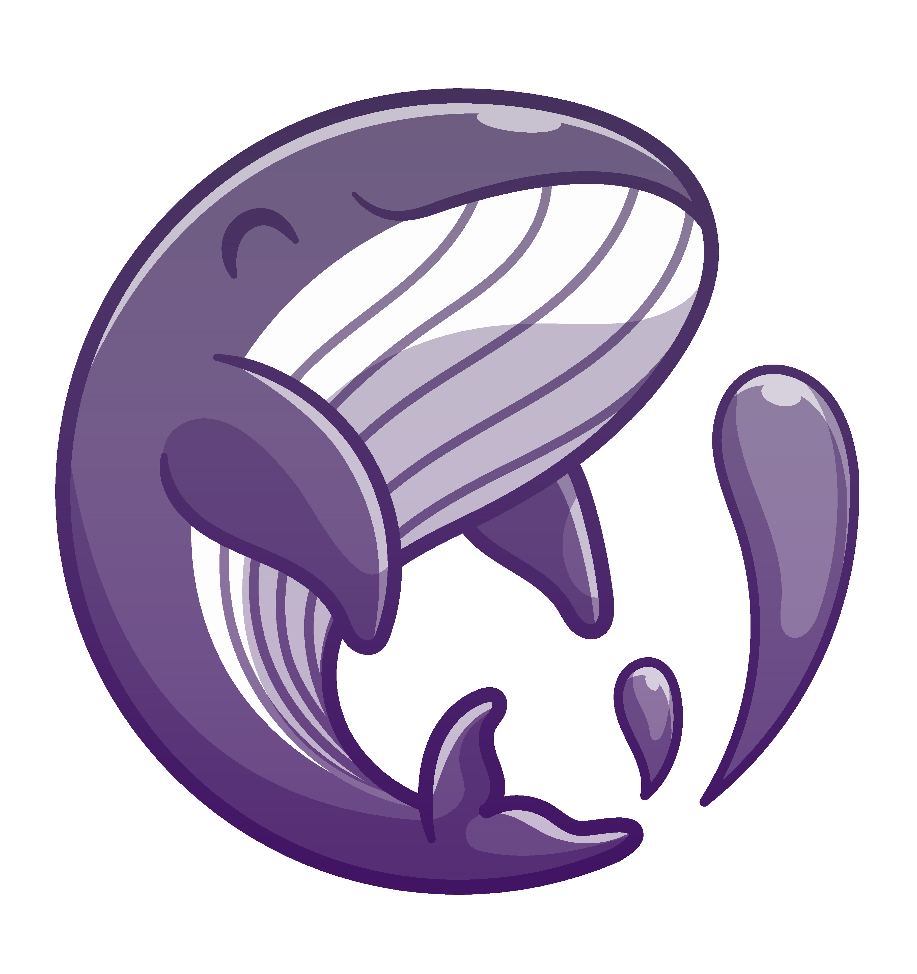 Mark, purple
